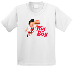 Big Boy Burger Retro Restaurant Logo Toddler Youth Kids T Shirt