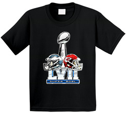 Super Bowl 57 Helmets Toddler Youth Kids T Shirt