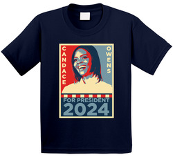 Candace Owens For President 2024 Election Hopeful Republican Toddler Youth Kids T Shirt