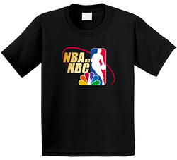Nba On Nbc Retro Basketbal Intro Basketball Fan Toddler Youth Kids T Shirt