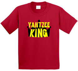 Yahtzee King Sports And Hobbies Master Toddler Youth Kids T Shirt