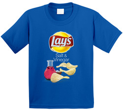 Lay's Salt And Vinegar Potato Chips Bag Costume Toddler Youth Kids T Shirt