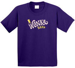 Vintage Wonka Bar Chocolate Toddler Youth Kids T Shirt