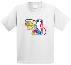 Nba On Nbc Retro Basketball Tv Intro Basketball Fan Toddler Youth Kids T Shirt
