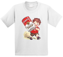 Campbell Soup Kid Food Mascot Toddler Youth Kids T Shirt