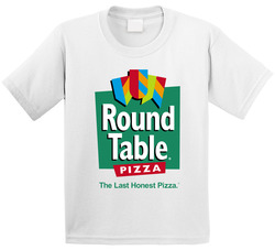 Round Table Pizza Favourite Food Toddler Youth Kids T Shirt