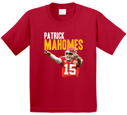Patrick Mahomes Kansas City Kc Football Player Fan Toddler Youth Kids T Shirt
