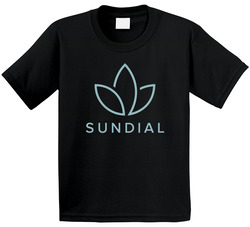 Sundial Cannabis Marijuana Cannabis Weed Company Logo Toddler Youth Kids T Shirt