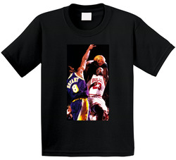 Michael Jordan Kobe Bryant Basketball Toddler Youth Kids T Shirt