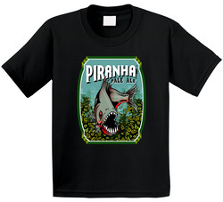 Piranha Pale Ale Beer Logo Toddler Youth Kids T Shirt