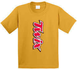 Twix Favorite Candy Wrapper Halloween Group Costume Toddler Youth Kids T Shirt