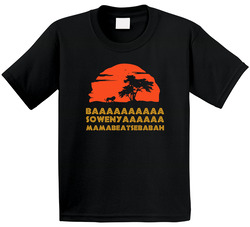 Baaa Sowenya Funny Lion King Silhouette Movie Fan Toddler Youth Kids T Shirt