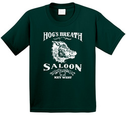 80s Hogs Breath Saloon Fort Walton Green Motorcycle Fan Toddler Youth Kids T Shirt