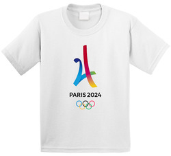 Paris 2024 Olympics 4 Logo Toddler Youth Kids T Shirt