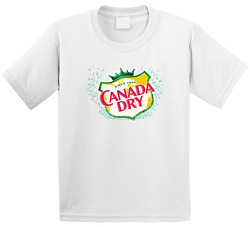 Canada Dry Ginger Ale Best Soda Of All Time Soft Drink Lovers Toddler Youth Kids T Shirt