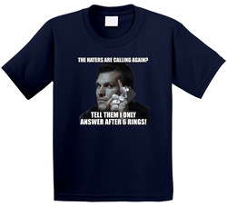 Tom Brady Haters Called Six Rings Funny Meme Toddler Youth Kids T Shirt