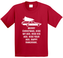 Kiss My Ass National Lampoon's Christmas Vacation Holiday Movie Quote Toddler Youth Kids T Shirt