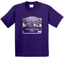Smuckers Concord Grape Jelly Cool Halloween Costume Toddler Youth Kids T Shirt