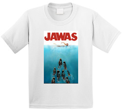 Jawas Jaws Mashup Parody Toddler Youth Kids T Shirt