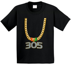 Miami Turnover Chain Toddler Youth Kids T Shirt