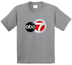 Abc 7 Tv Channel Cool Television Station Logo Toddler Youth Kids T Shirt