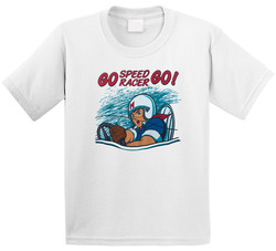 Retro Speed Racer Go Go Toddler Youth Kids T Shirt