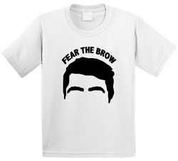 Luka Garza Fear The Brow University Of Iowa Basketball Fan Toddler Youth Kids T Shirt