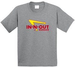 In N Out Burger Logo Toddler Youth Kids T Shirt