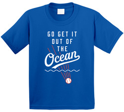 Go Get It Out Of The Ocean Los Angeles Max Muncy Baseball Fan Toddler Youth Kids T Shirt
