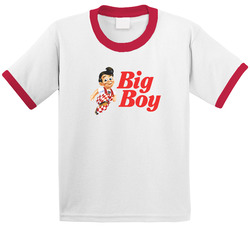 Big Boy Burger Restaurant Logo Toddler Youth Kids T Shirt