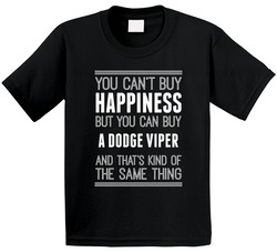 Buy A Dodge Viper Happiness Car Lover Toddler Youth Kids T Shirt