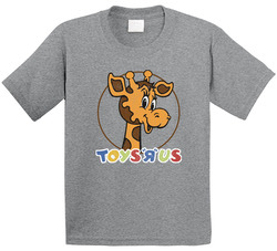 Vintage Distressed Toys R Us Logo Fan Toddler Youth Kids T Shirt