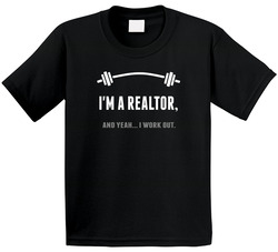 Realtor Funny Workout Personalized Toddler Youth Kids T Shirt