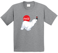 Coca Cola Polar Bear Toddler Youth Kids T Shirt