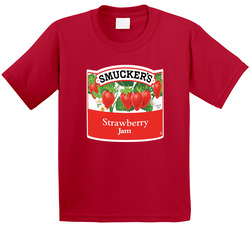 Smuckers Strawberry Jam Cool Halloween Costume Toddler Youth Kids T Shirt