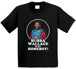 Bubba Wallace Is My Homeboy Race Car Toddler Youth Kids T Shirt
