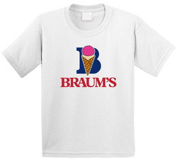 Braums Ice Cream Snack Food Logo Toddler Youth Kids T Shirt