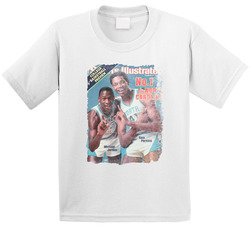 Michael Jordan Sports Illustrated North Carolina Basketball Toddler Youth Kids T Shirt