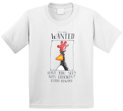Wallace And Gromit Police Notice Funny Wanted Poster Movie Fan Toddler Youth Kids T Shirt