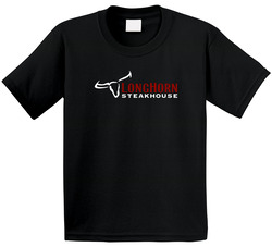 Longhorn Steakhouse Restaurant Toddler Youth Kids T Shirt
