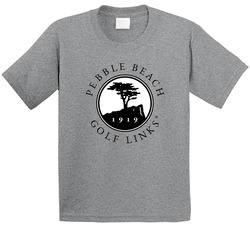 Us Open 1919 Pebble Beach Type Logo Pro Golf Fan Toddler Youth Kids T Shirt