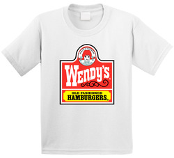 Wendys Fast Food Logo Toddler Youth Kids T Shirt