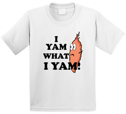 I Yam W I Yam Funny Toddler Youth Kids T Shirt