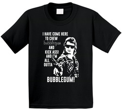 Roddy Piper They Live I'm All Outta Bubblegum Movie Fan Toddler Youth Kids T Shirt