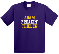 Adam Freakin' Thielen Minnesota Football Player Cool Fan Toddler Youth Kids T Shirt