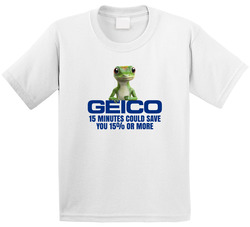 15 Minutes Could Save You Geico Most Memorable Ad Slogan Toddler Youth Kids T Shirt