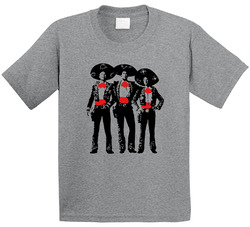The Three Amigos Silhoutte Cut Out Fan Toddler Youth Kids T Shirt