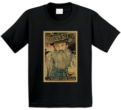 Popcorn Sutton Moonshine Hillbilly Liquor Distressed Look Toddler Youth Kids T Shirt