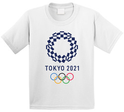 Tokyo 2021 Summer Olympics Updated Logo Toddler Youth Kids T Shirt
