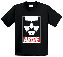 Abide The Dude The Big Lebowski Movie Toddler Youth Kids T Shirt